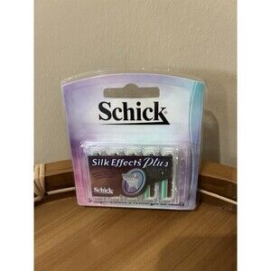 Schick Silk Effects Plus Razor Refill Blades 5 pack Sealed New Vintage 2005